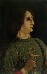 Retrato de Galeazzo Mario Sforza (1444-76) c.1471